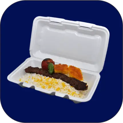 ظرف فومی تک پرس یکبارمصرف