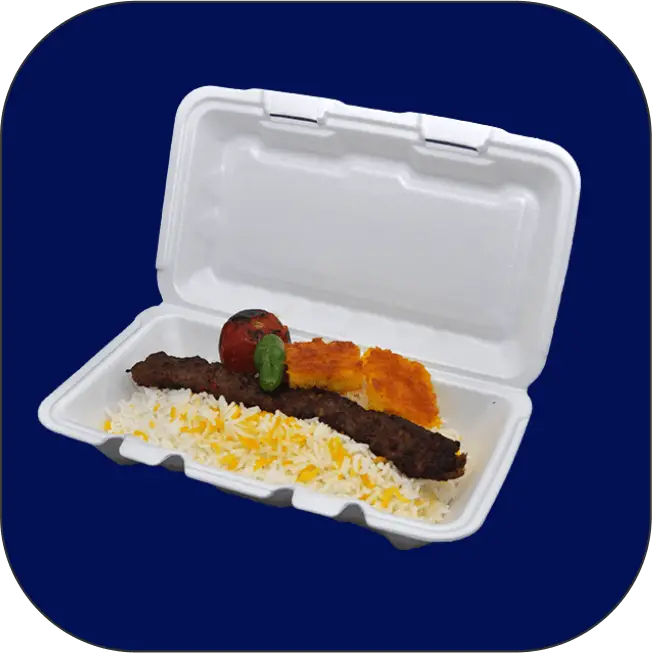 ظرف فومی تک پرس یکبارمصرف