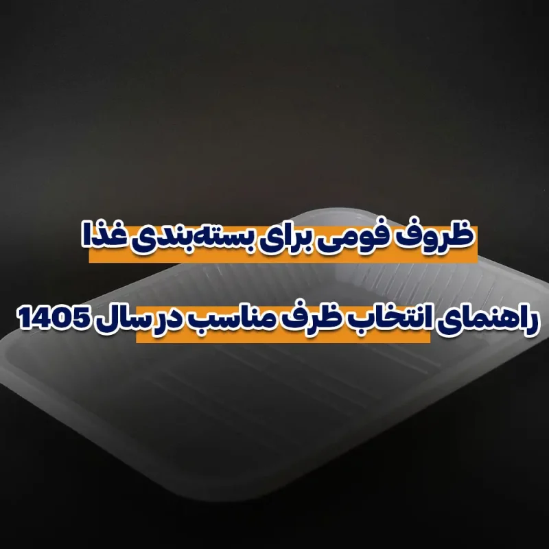 ظروف فومی برای بسته‌بندی غذا