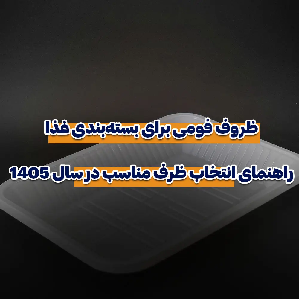 ظروف فومی برای بسته‌بندی غذا
